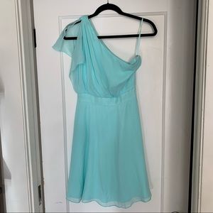 White House Black Market One Shoulder Dress